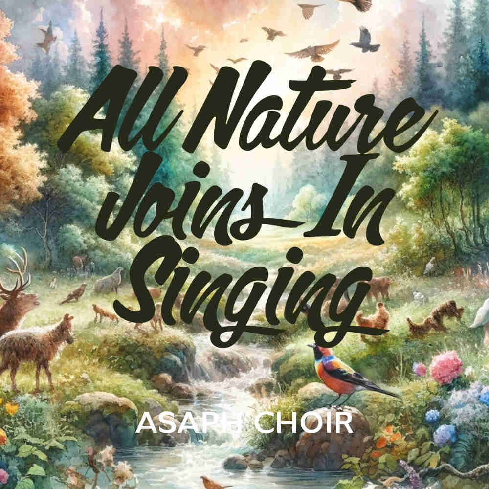 Cover image "All Nature Joins In Singing" Album by Asaph Choir
