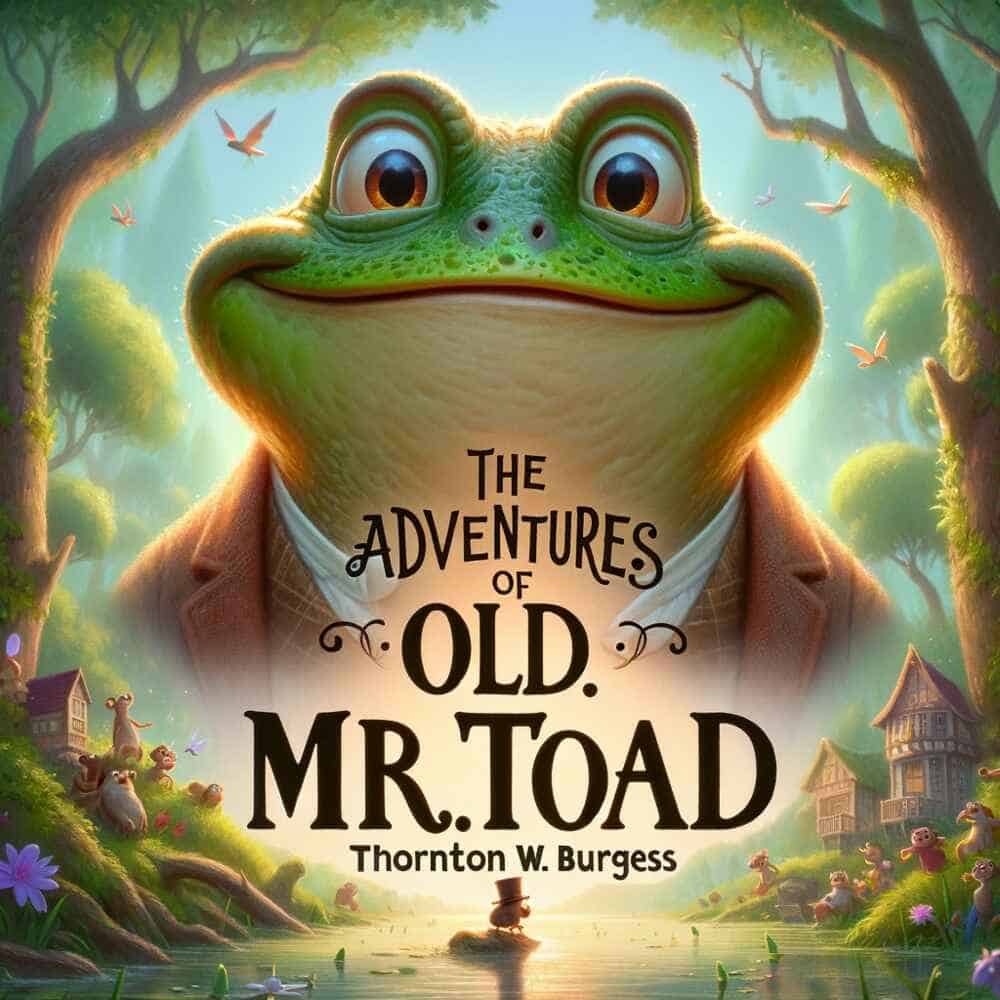 Cover "The Adventures of Old Mr. Toad" by Thornton Burgess