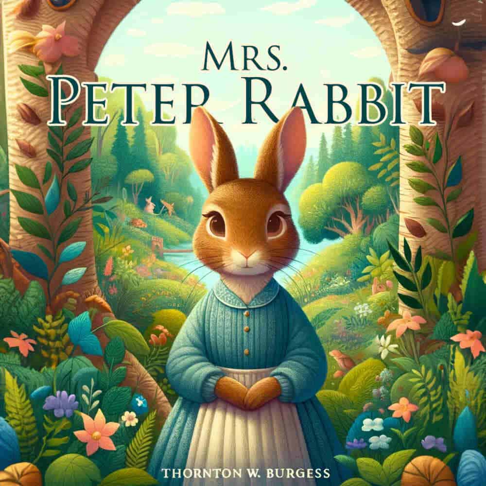 Cover "Mrs. Peter Rabbit" by Thornton Burgess
